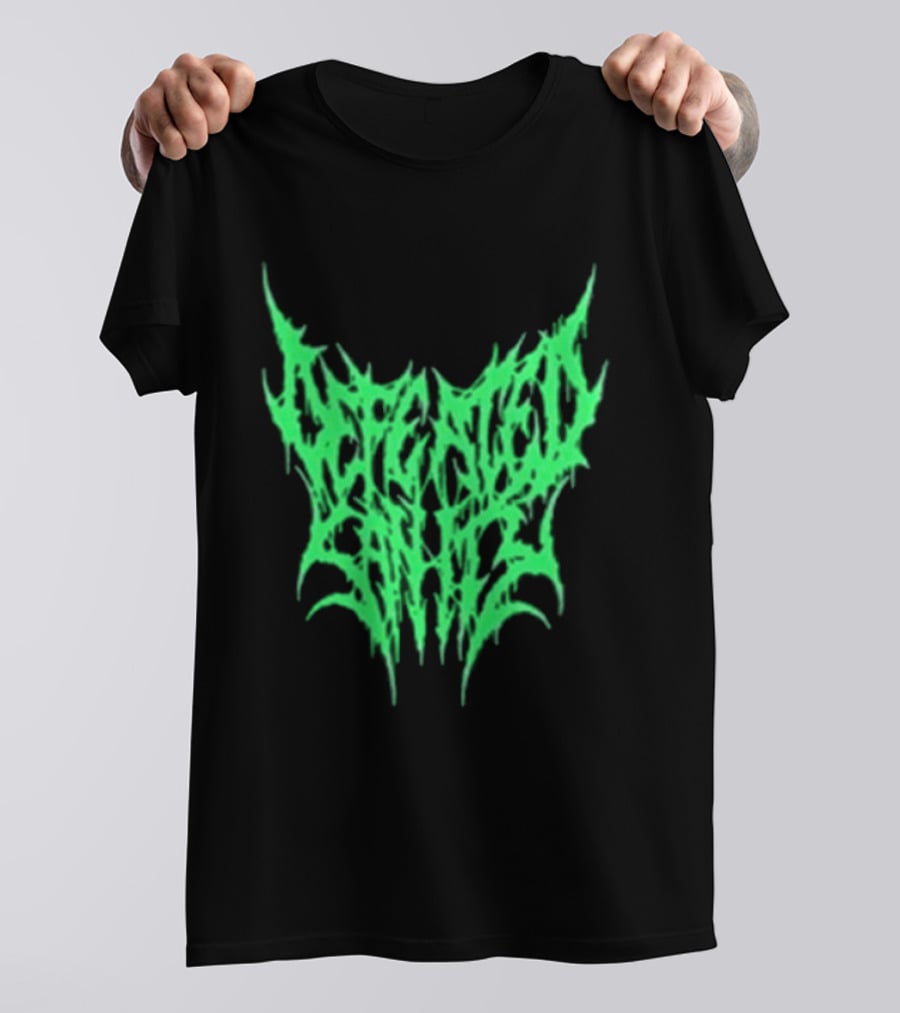Reality Fade Defeated Sanity Electric Green Dripping T-Shirt
