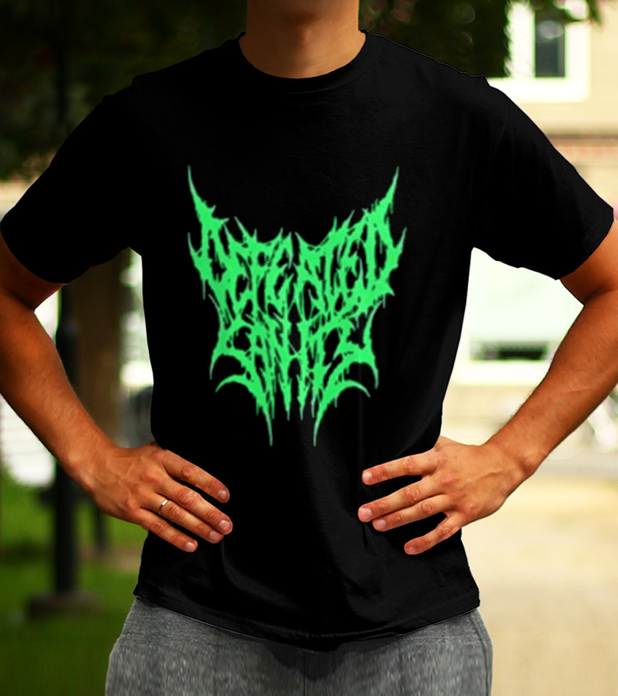 Reality Fade Defeated Sanity Electric Green Dripping T-Shirt