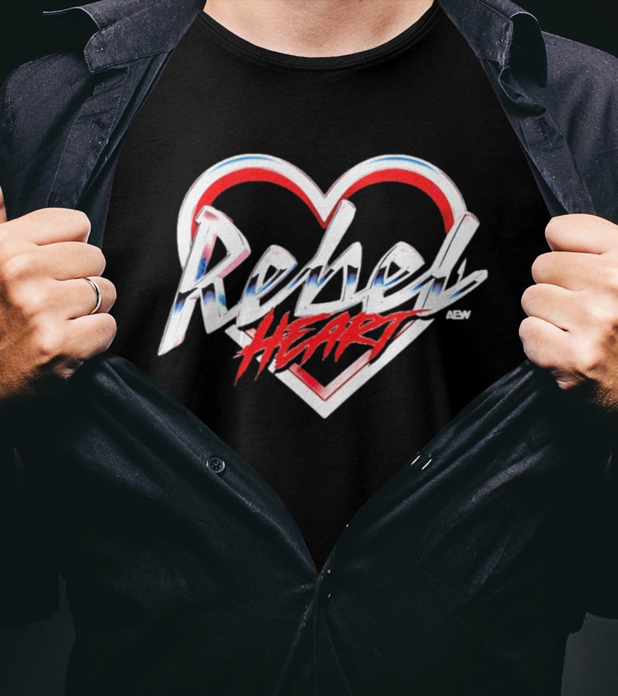 Rebel Heart AEW Jamie Hayter Wrestling T-Shirt