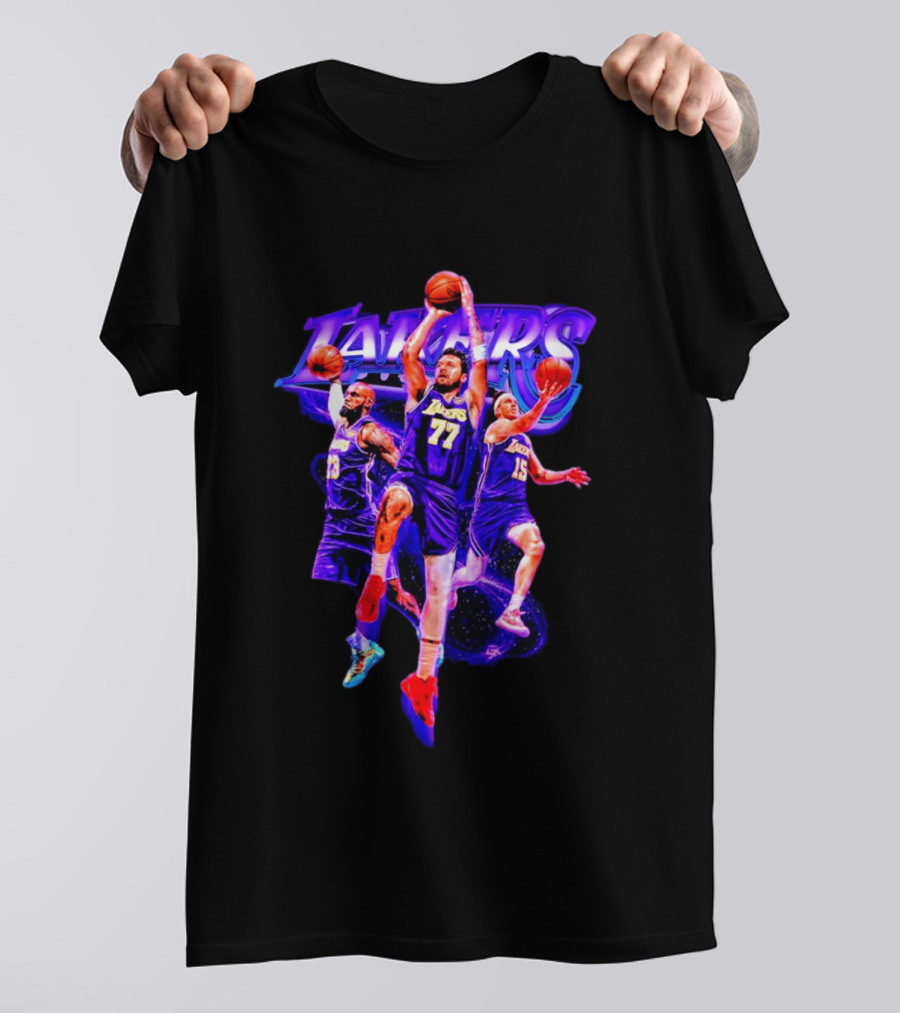 Lakers Lakeshow Big 3 Players Los Angeles Lakers Basketball Team T-Shirt