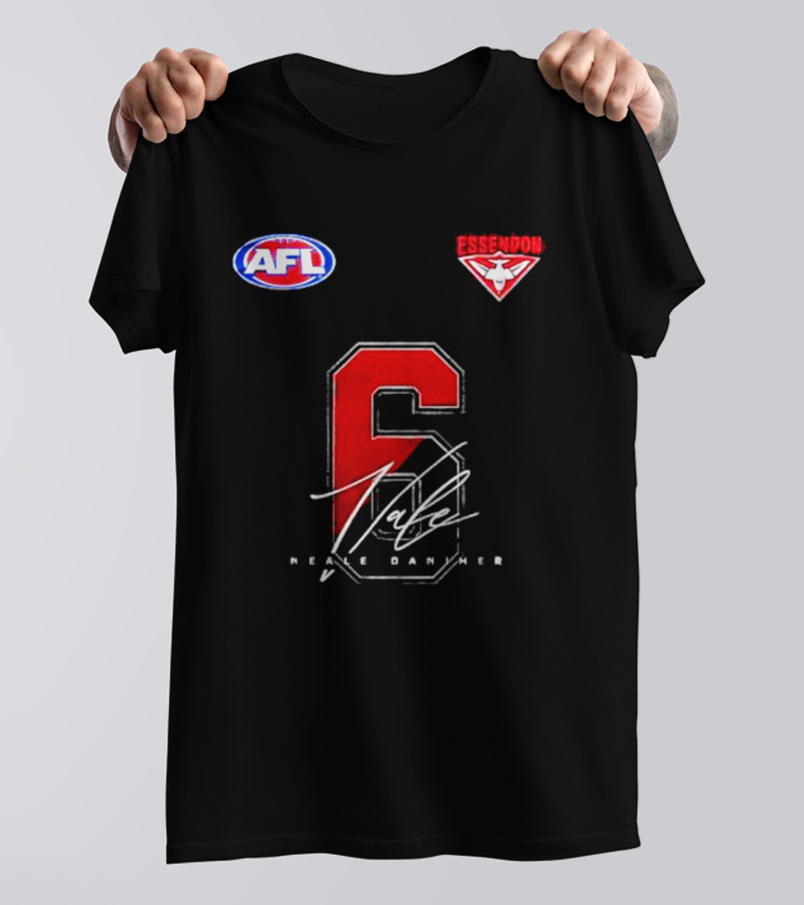 Essendon Bombers AFL Neale Daniher FightMND 6 T-Shirt