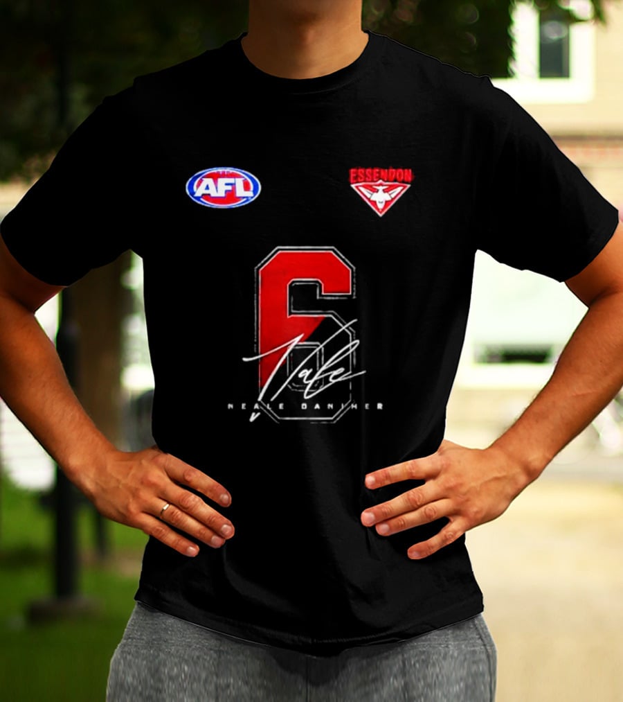 Essendon Bombers AFL Neale Daniher FightMND 6 T-Shirt