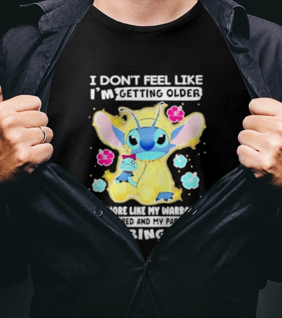 Stitch I Don't Feel Like I'm Getting Older It's More Like My Warranty Wearing Out T-Shirt