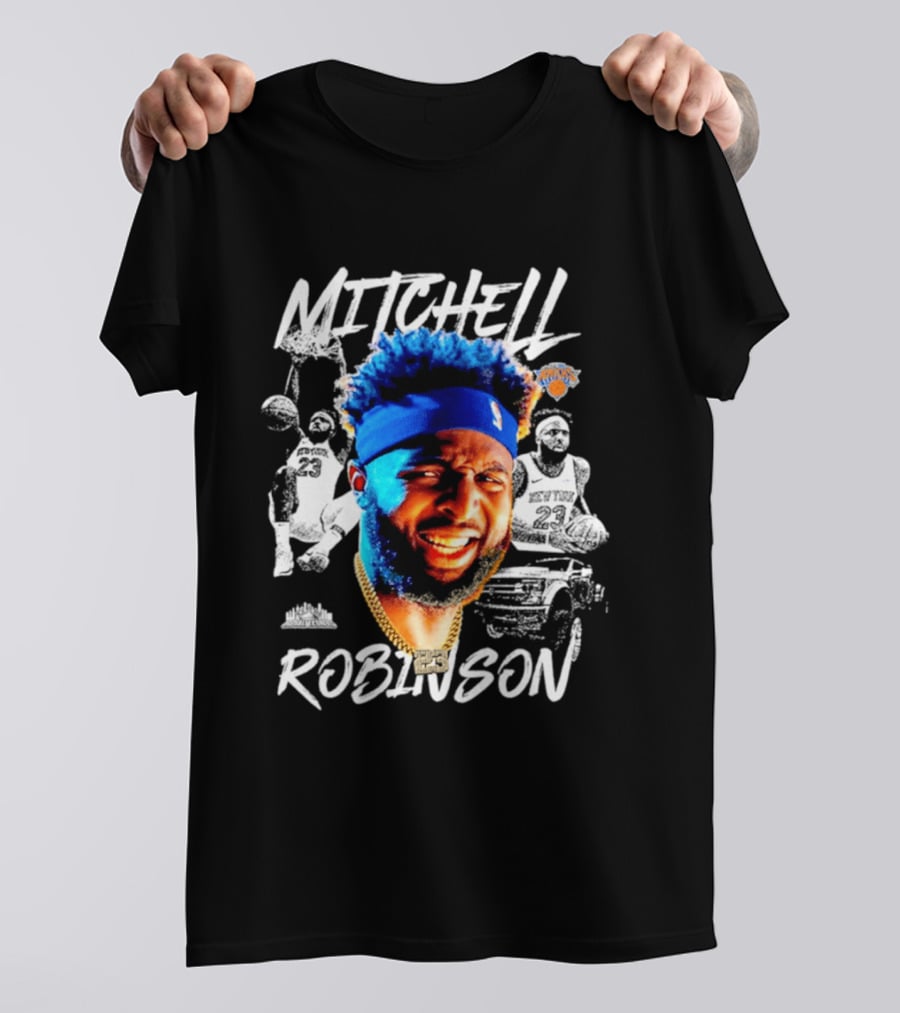 Mitchell Robinson New York Knicks NBA Basketball Player T-Shirt