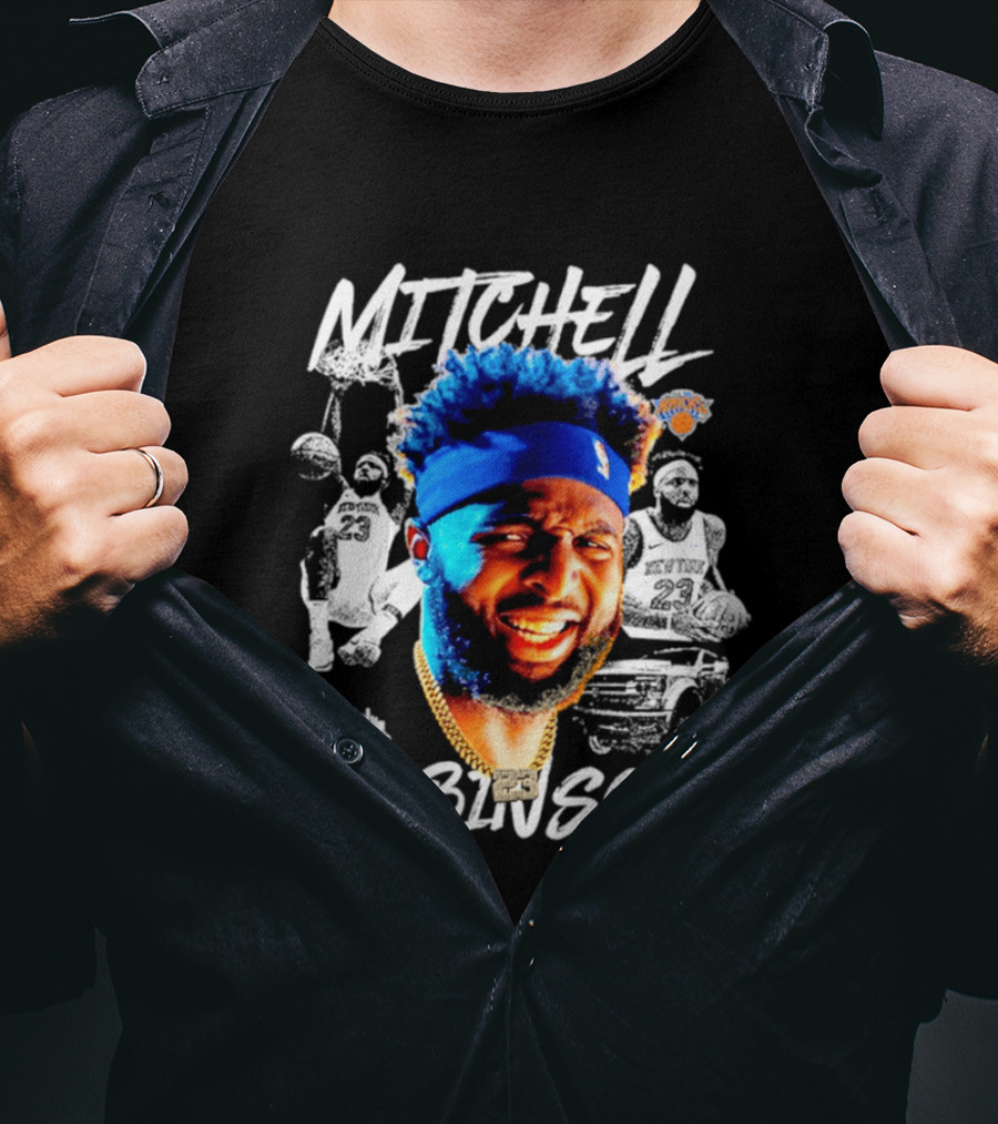 Mitchell Robinson New York Knicks NBA Basketball Player T-Shirt