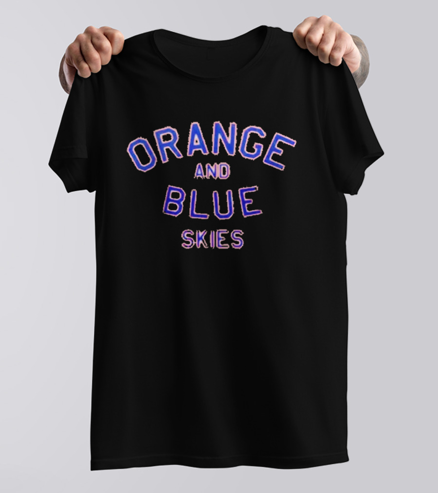 New York Knicks Orange And Blue Skies 2026 T-Shirt