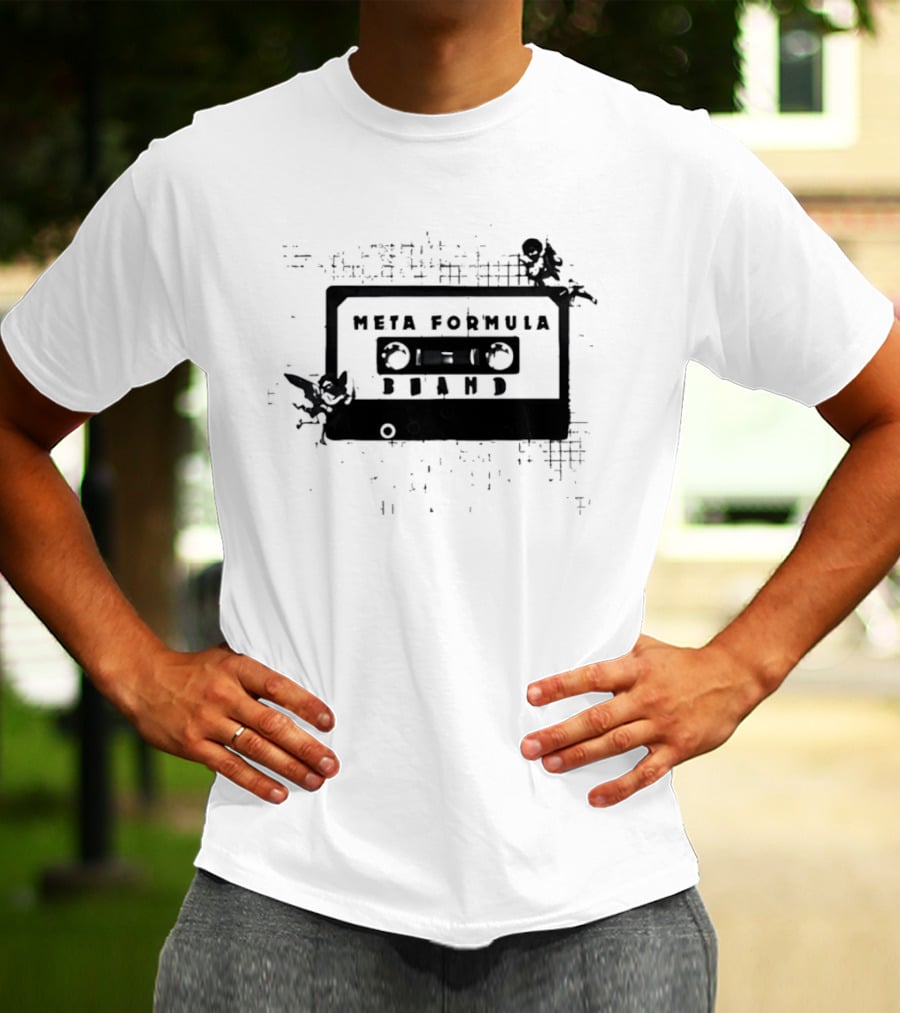 Meta Formula Brand Cassette Tape Pop Culture Aesthetic Music Nostalgia T-Shirt