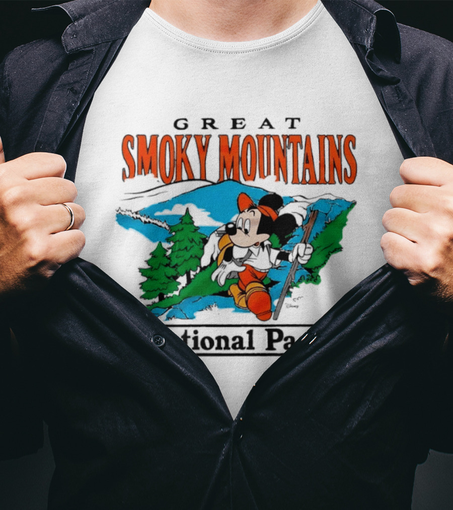 Mickey Mouse Great Smoky Mountains National Park Adventure T-Shirt