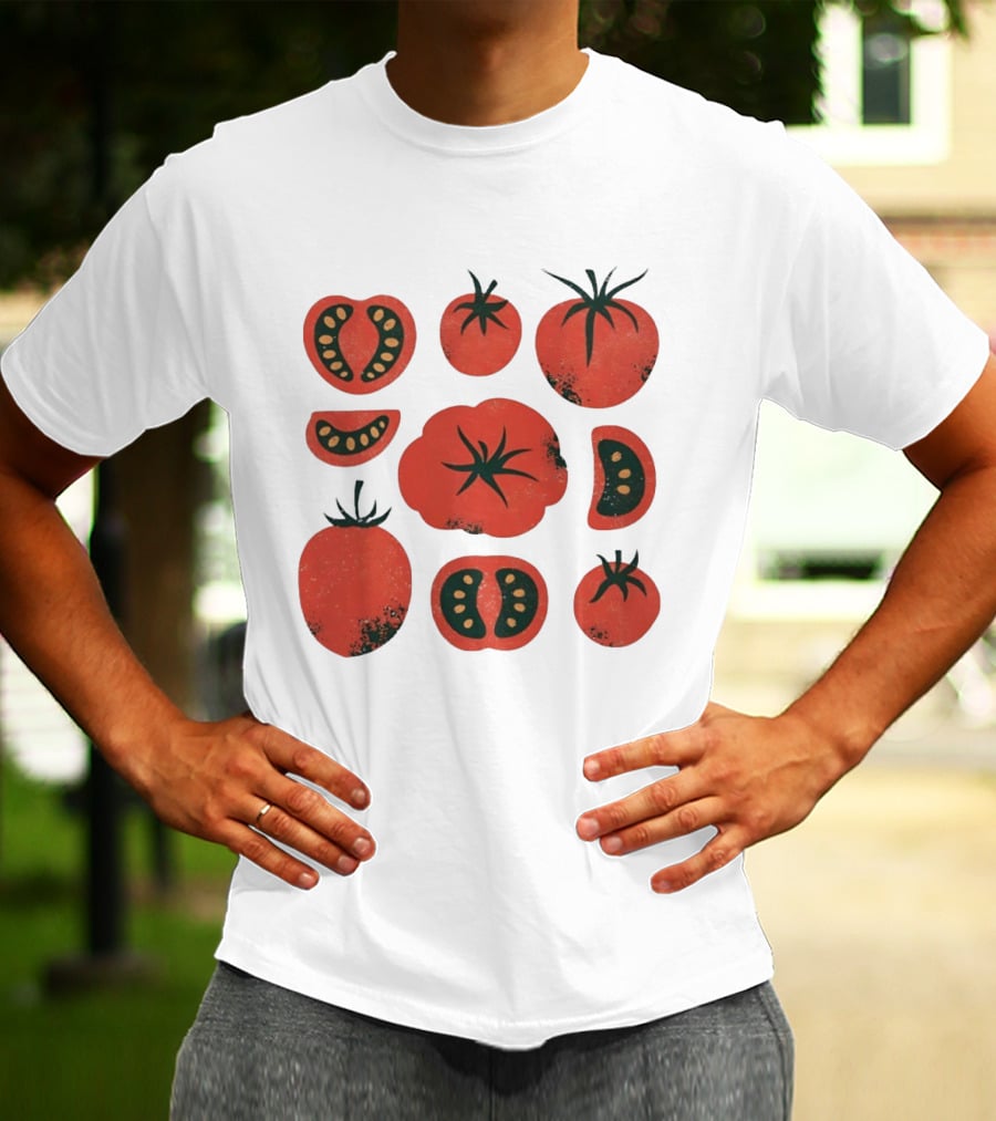Tomato Garden Harvest Fruit Nature Botanical T-Shirt