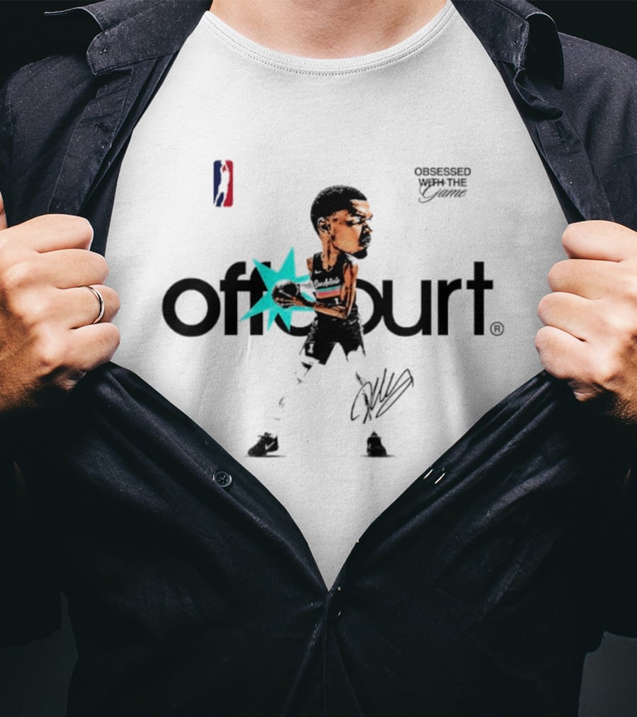 Offcourt Victor Wembanyama San Antonio Spurs Obsessed Game T-Shirt