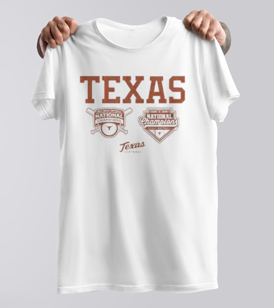 Texas Baseball National Champions Back To Back Champs 2023 2024 Victories T-Shirt