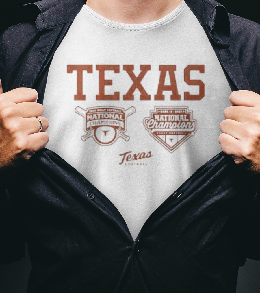 Texas Baseball National Champions Back To Back Champs 2023 2024 Victories T-Shirt