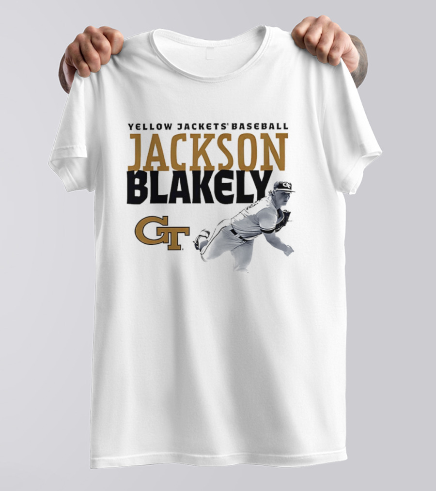 Georgia Tech Yellow Jackets Baseball Jackson Blakely GT T-Shirt