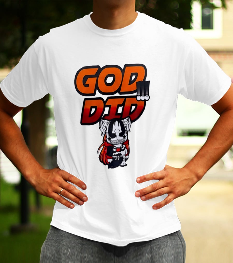 Ichigo Kurosaki God Did Bleach Anime Chibi T-Shirt