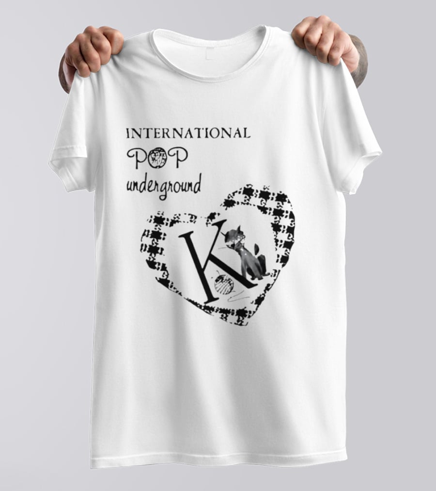 International Pop Underground K Records Cat Yarn Indie Music Label T-Shirt
