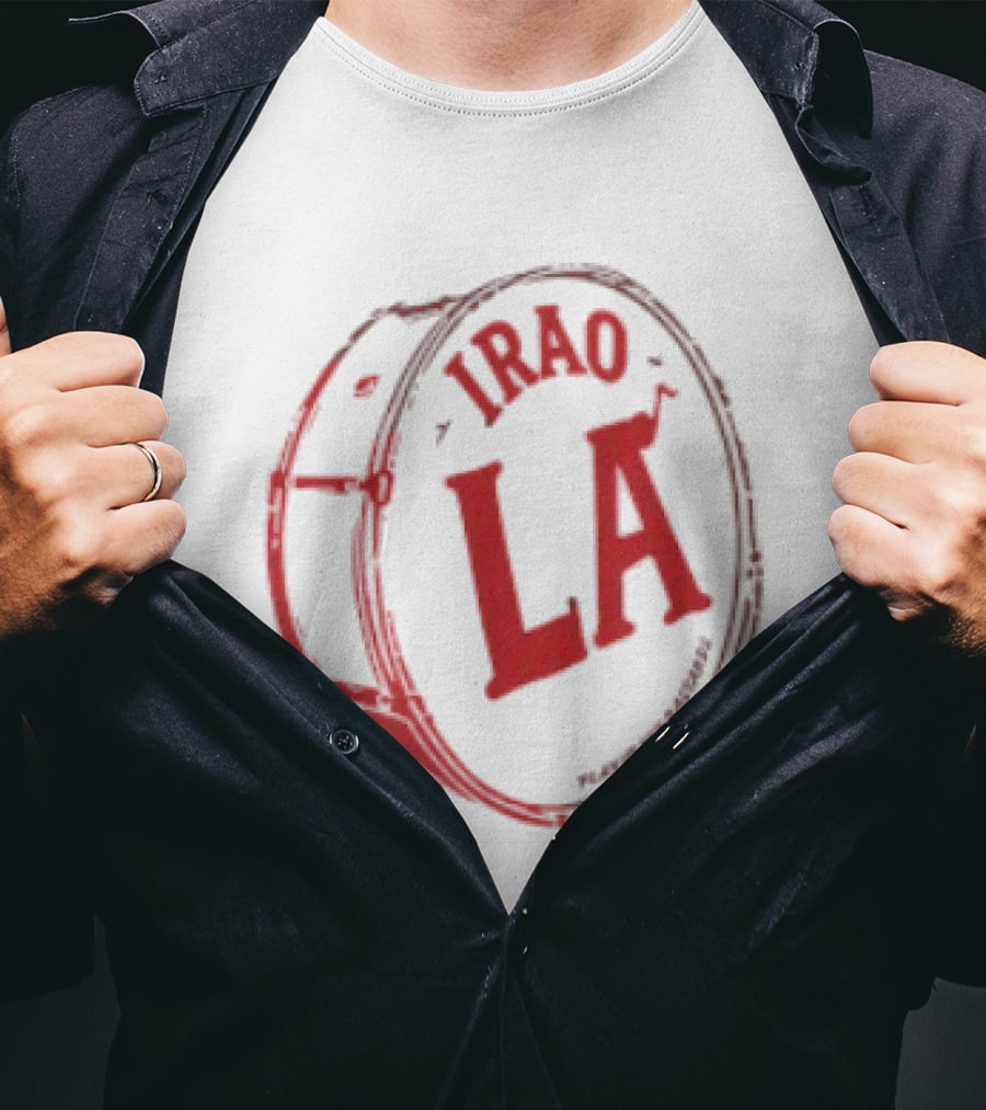 Irao LA Play Up Yer Bastards Barrel Red T-Shirt