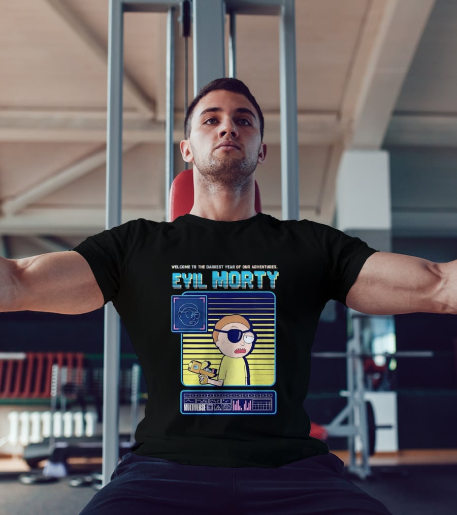 Welcome To The Darkest Year Evil Morty Multiverse Adventure Eyepatch T-Shirt