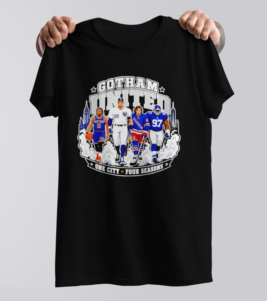 Gotham United New York One City Four Seasons T-Shirt