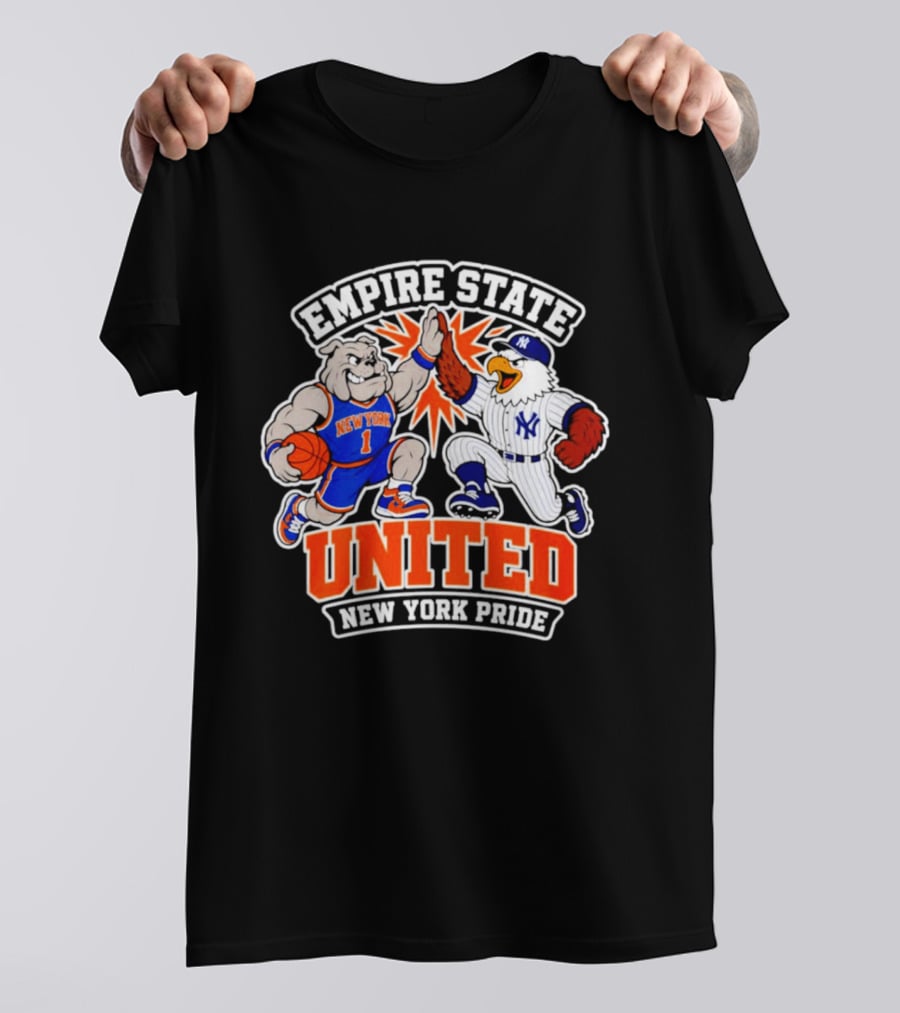 Empire State United New York Knicks Yankees Pride T-Shirt