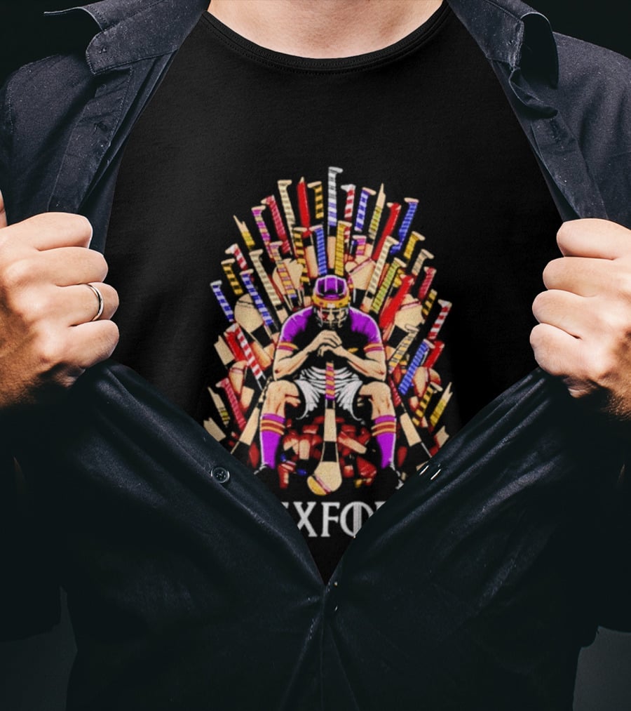 Wexford Game Of Hurls Throne Hurling Player T-Shirt