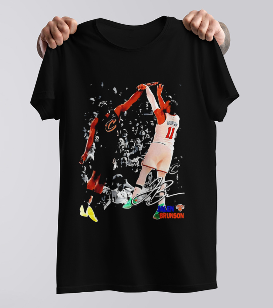 NY Knicks Jalen Brunson 11 Signature Legend Basketball Player T-Shirt