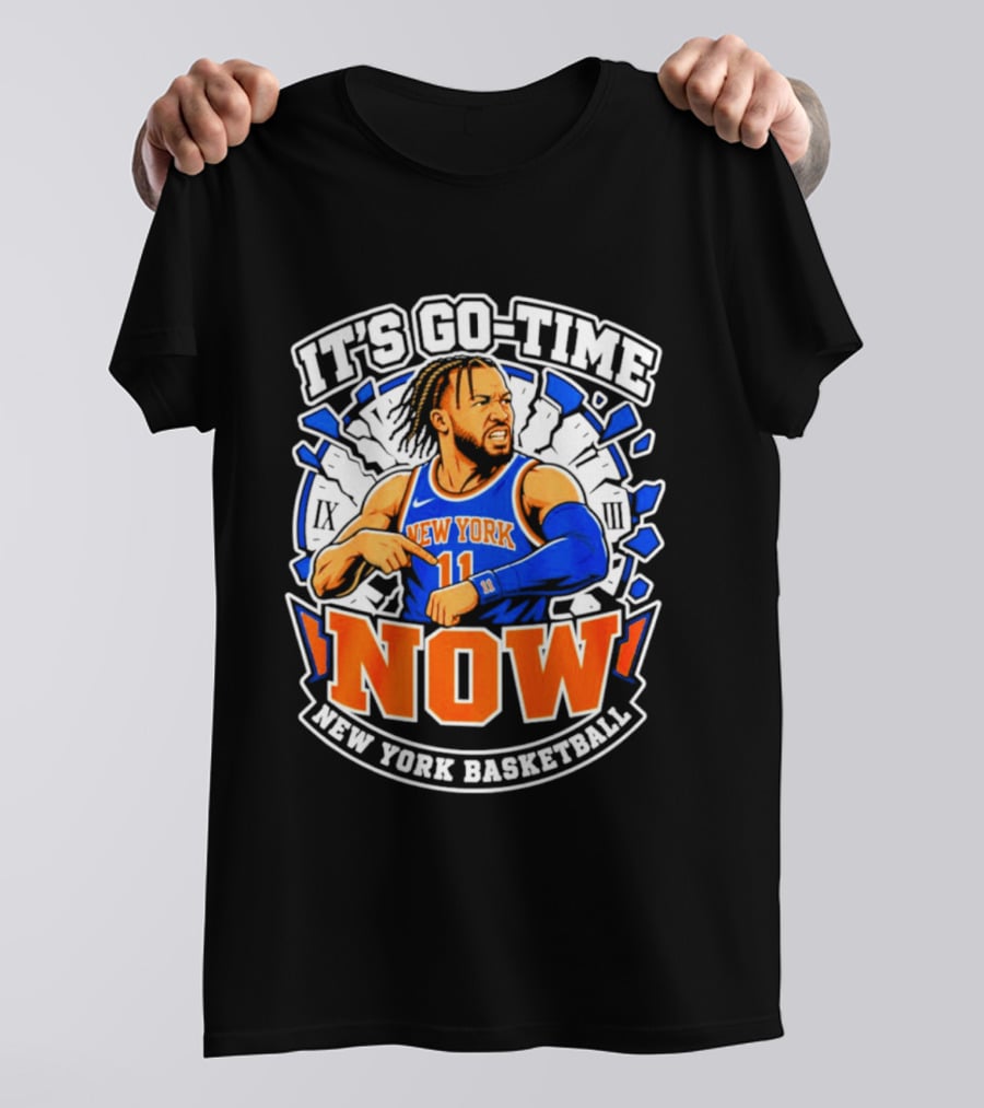 New York Basketball Jalen Brunson It's Go Time Now T-Shirt
