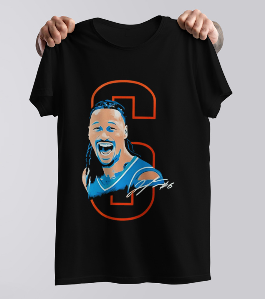 Jaylin Williams OKC Thunder #6 Cartoon T-Shirt