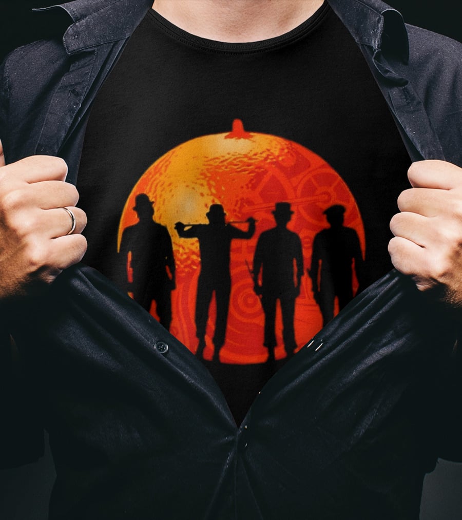 A Work Orange The Droogs Silhouettes Orange Gang T-Shirt