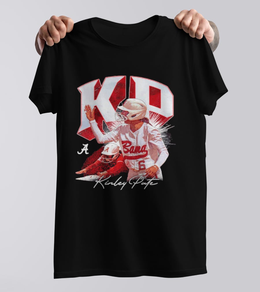 KP Alabama Bama Softball Kinley Pate NCAA Player T-Shirt