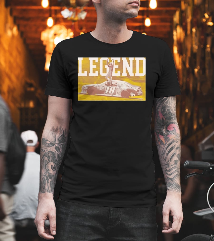Kyle Busch 18 M&M Legend NASCAR Victory Celebration T-Shirt