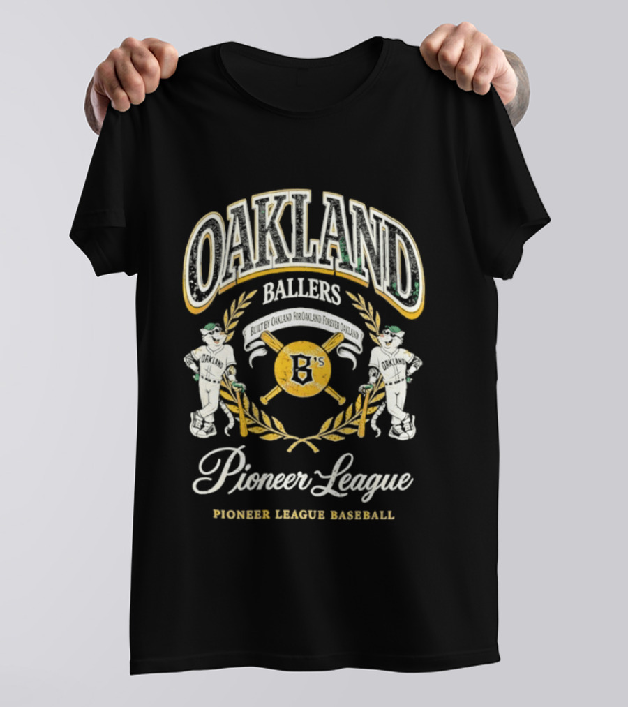 Oaklandish Oakland Ballers Pioneer League Pioneer League Baseball T-Shirt