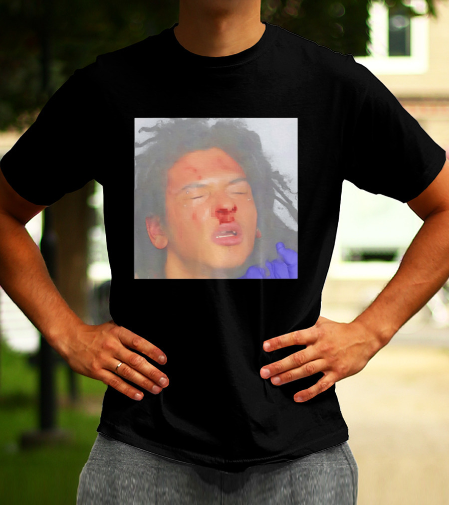 John Doe Unknown Player Generic Team Bloody Face T-Shirt