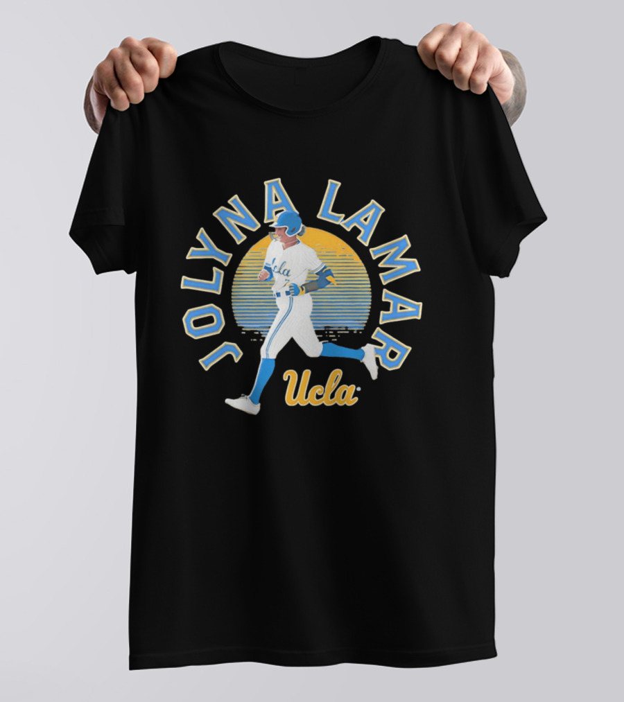 Jolina Lamar UCLA Softball Star Running At Sunset T-Shirt