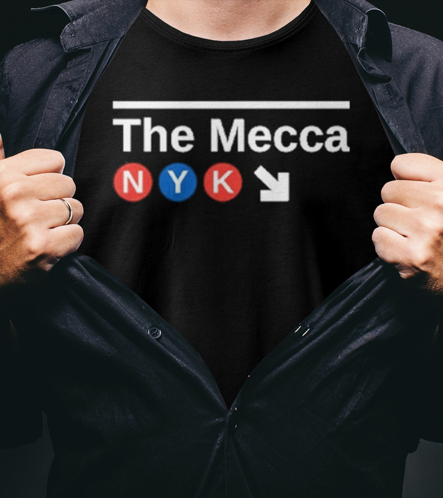 The Mecca NYK New York Knicks NYC Basketball Fan Merch T-Shirt
