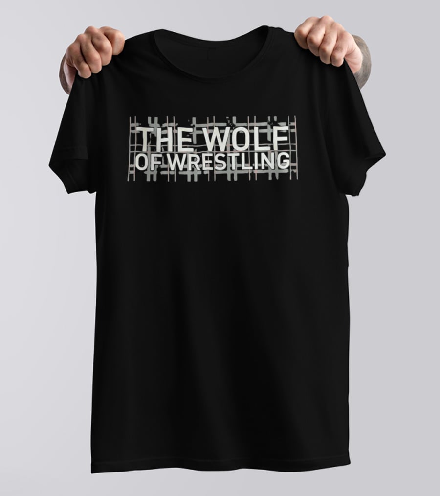 The Wolf Of Wrestling Grid T-Shirt