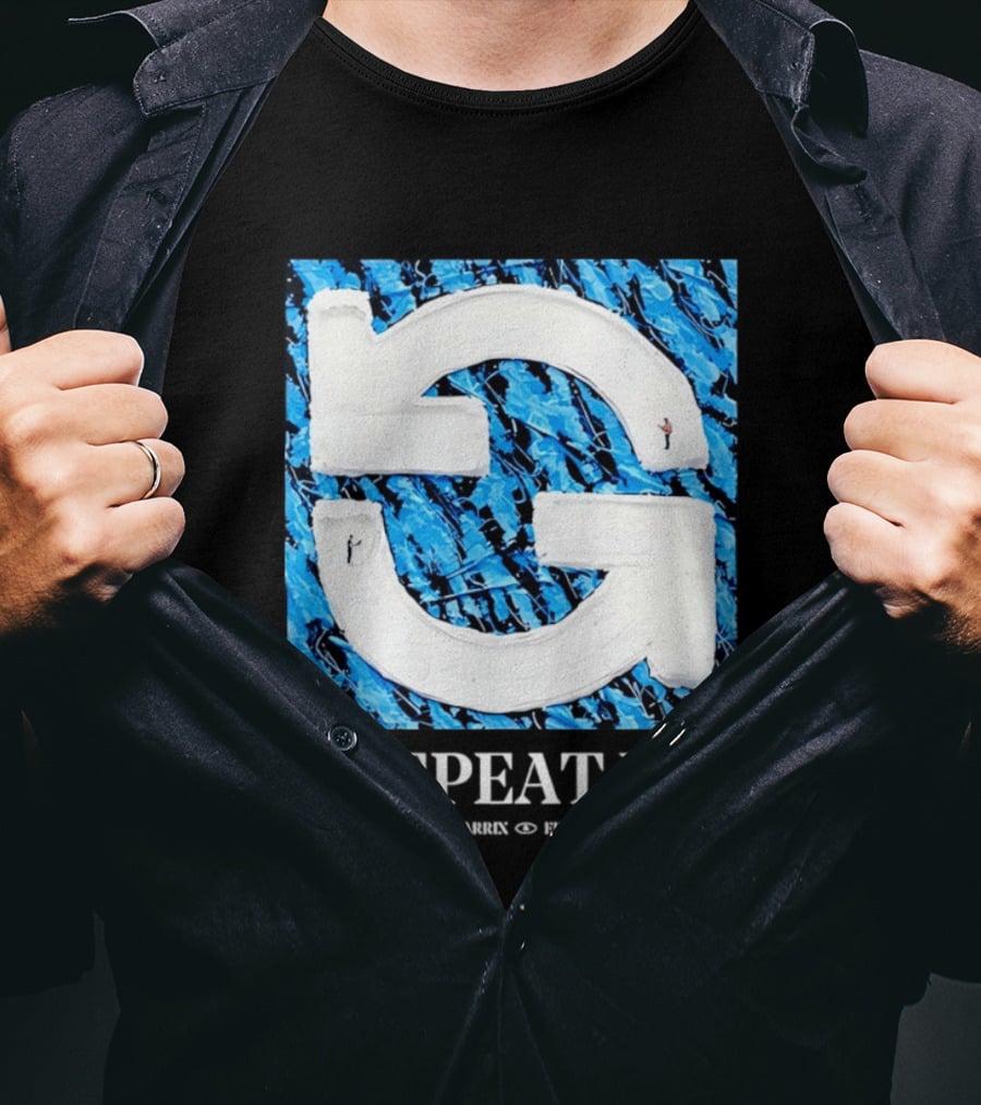 Martin Garrix Ed Sheeran Repeat It Blue Creative Collaboration T-Shirt
