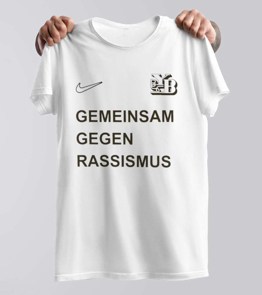 BSC Young Boys Gemeinsam Gegen Rassismus Team Nike Swoosh T-Shirt