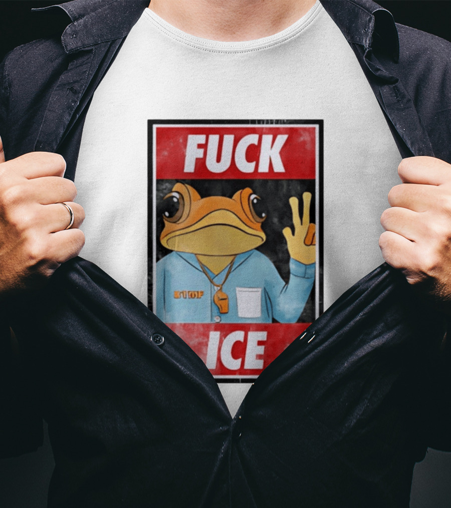Fuck ICE DTMF Frog Whistle New York Knicks Player Basketball Sports T-Shirt