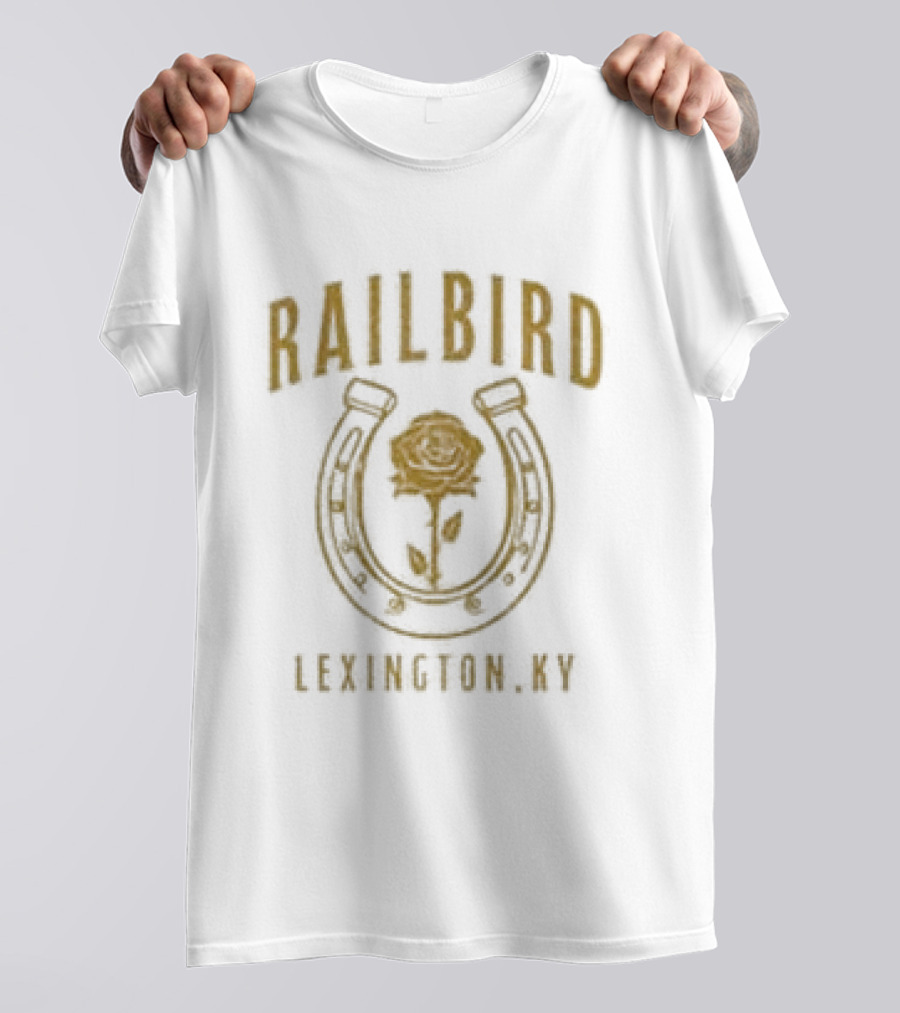 Railbird 2026 Lexington KY Music Festival June 6 7 Banjo Horseshoe T-Shirt