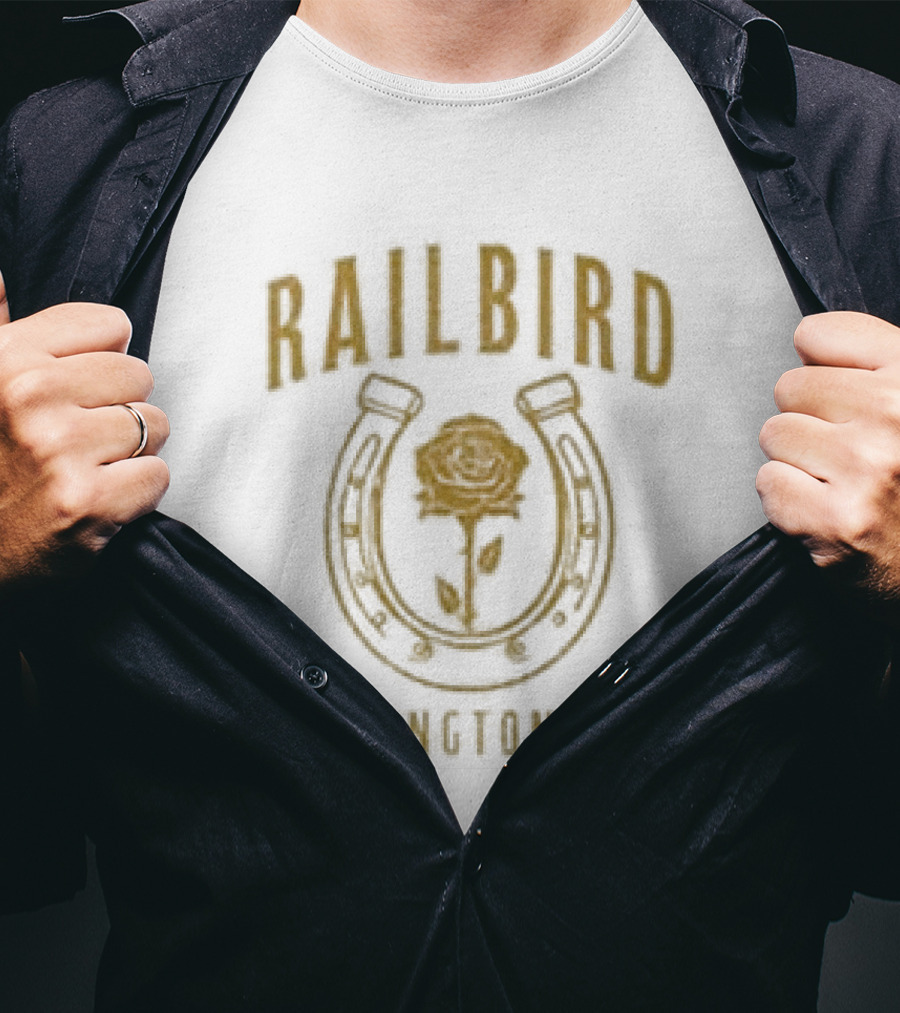 Railbird 2026 Lexington KY Music Festival June 6 7 Banjo Horseshoe T-Shirt