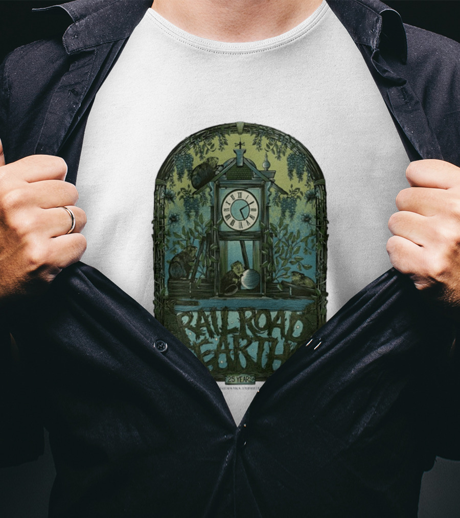 Railroad Earth 25 Years Anniversary Tour June 5 6 2026 Bellvue CO And Nature T-Shirt