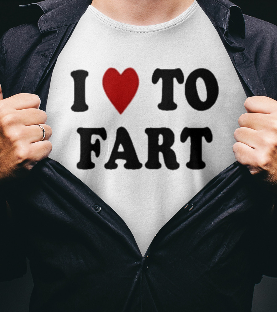 I Heart To Fart Bert Blyleven Humor T-Shirt