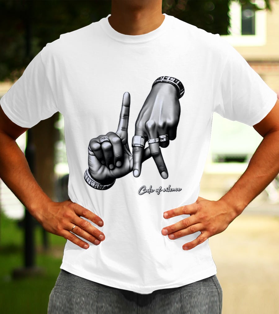 Code Of Silence LA Hand Gesture T-Shirt