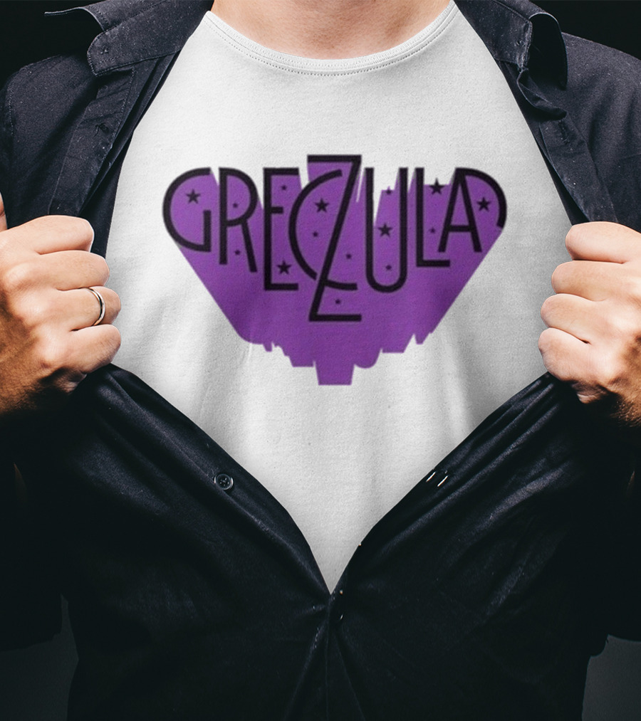 Greczula Starry Purple Tour 2026 Font T-Shirt
