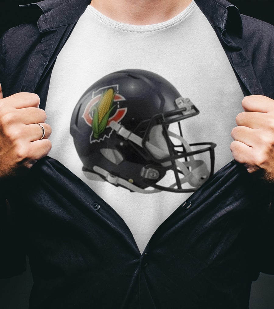 Chicago Bears Indiana Corn Helmet 2026 Edition T-Shirt