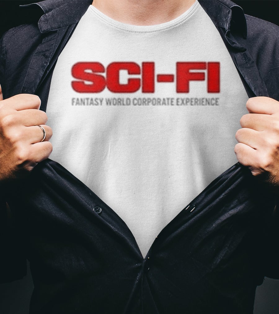 Sci Fi Fantasy World Corporate Experience T-Shirt
