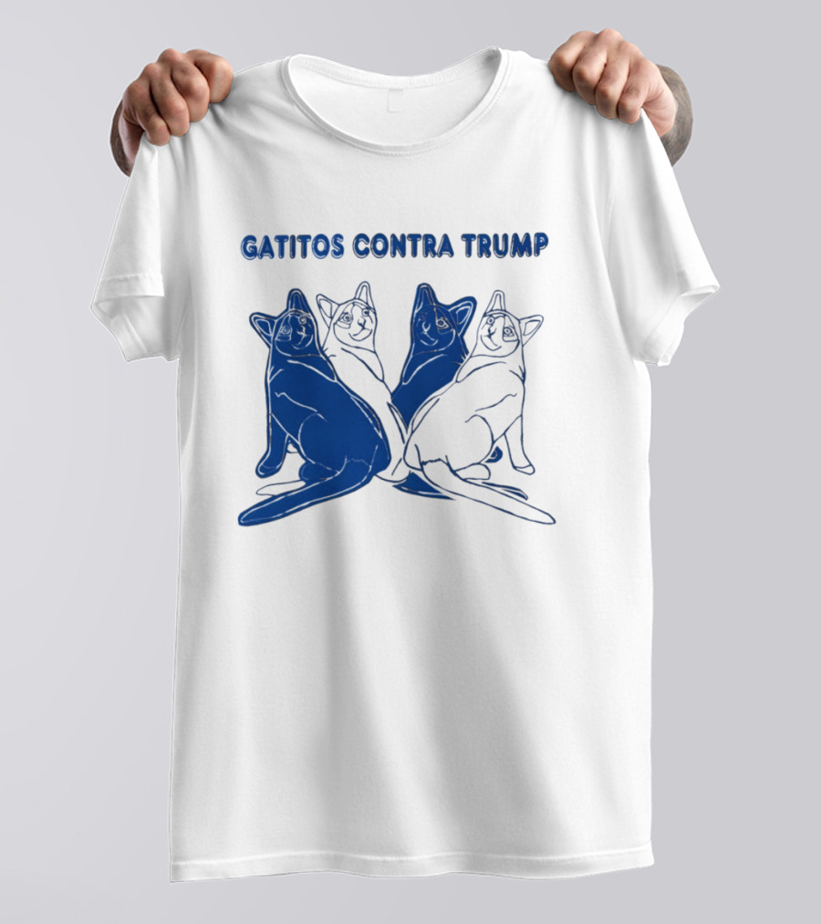Gatitos Contra Trump Sphynx Cats T-Shirt