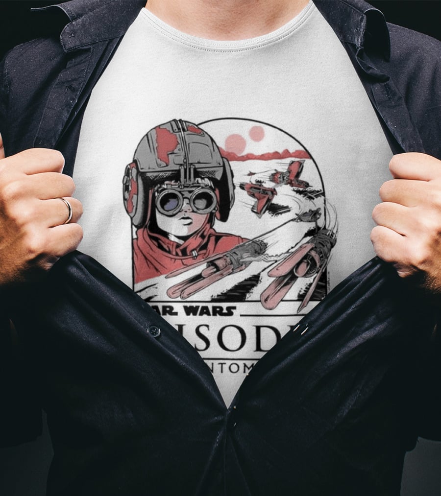 Star Wars Episode I The Phantom Menace Podrace Scene T-Shirt