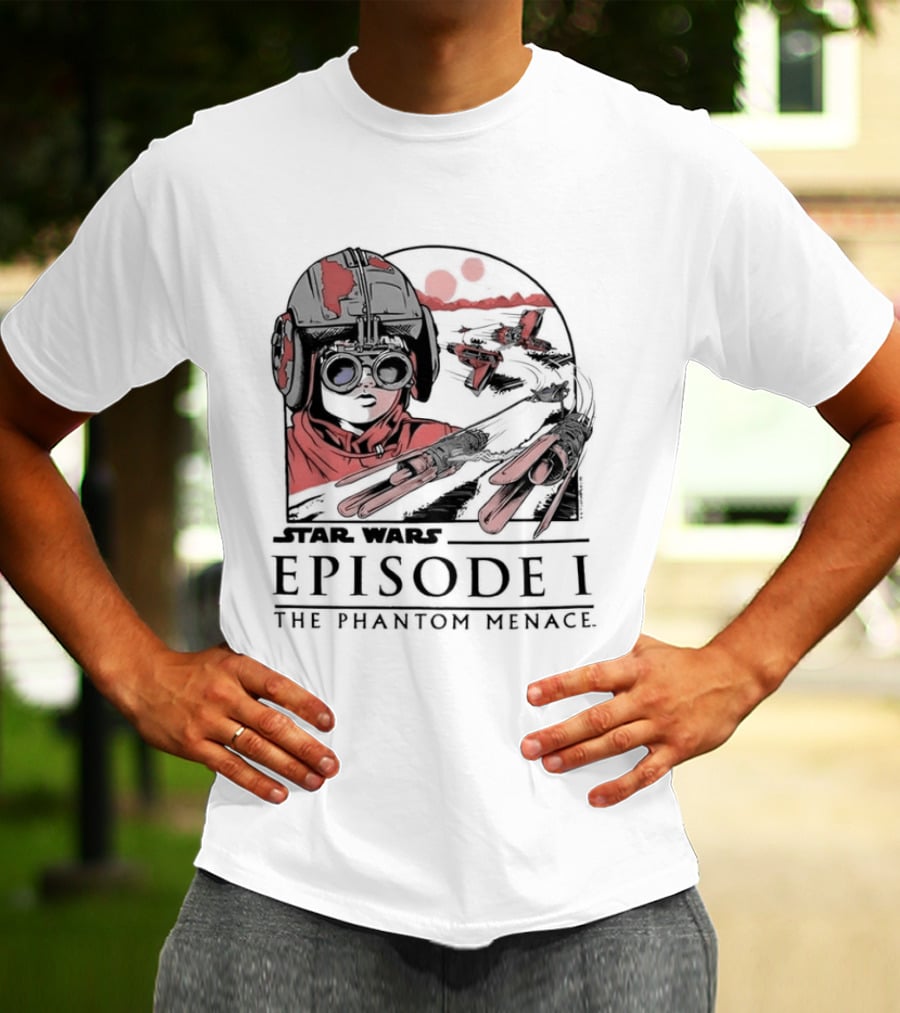 Star Wars Episode I The Phantom Menace Podrace Scene T-Shirt