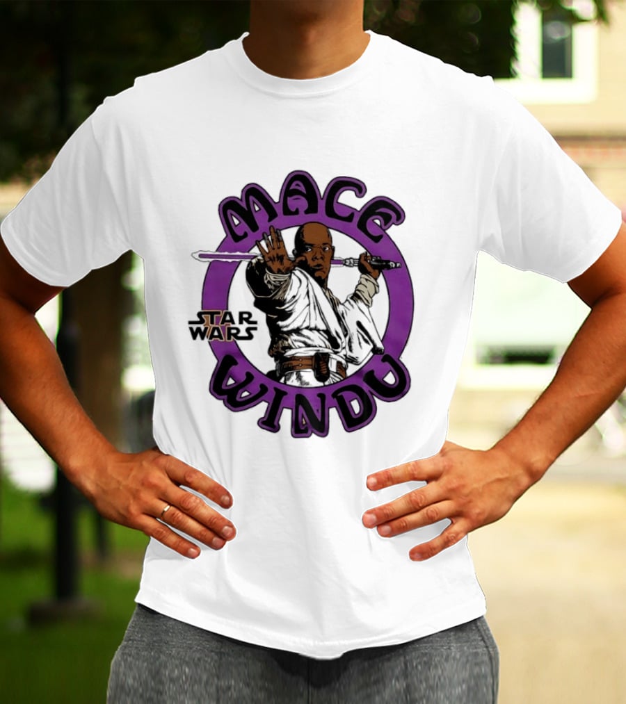 Star Wars Mace Windu Purple Jedi T-Shirt